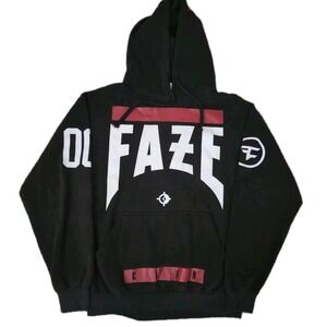RARE Faze Clan 2017 Limited Edition Men's Large Hoodie Black Double-Sided